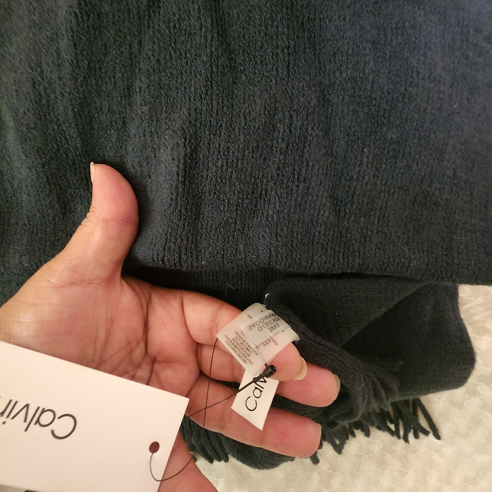 Calvin Klein Black Scarf